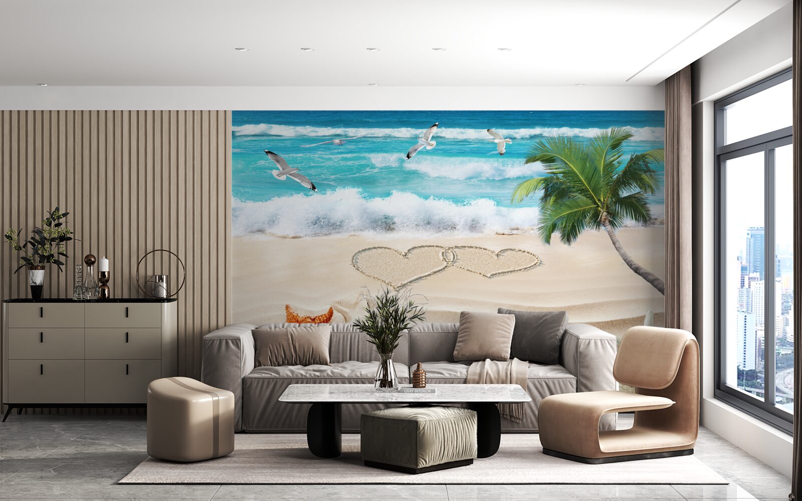 Fototapeta tropikalna piaszczysta plaża