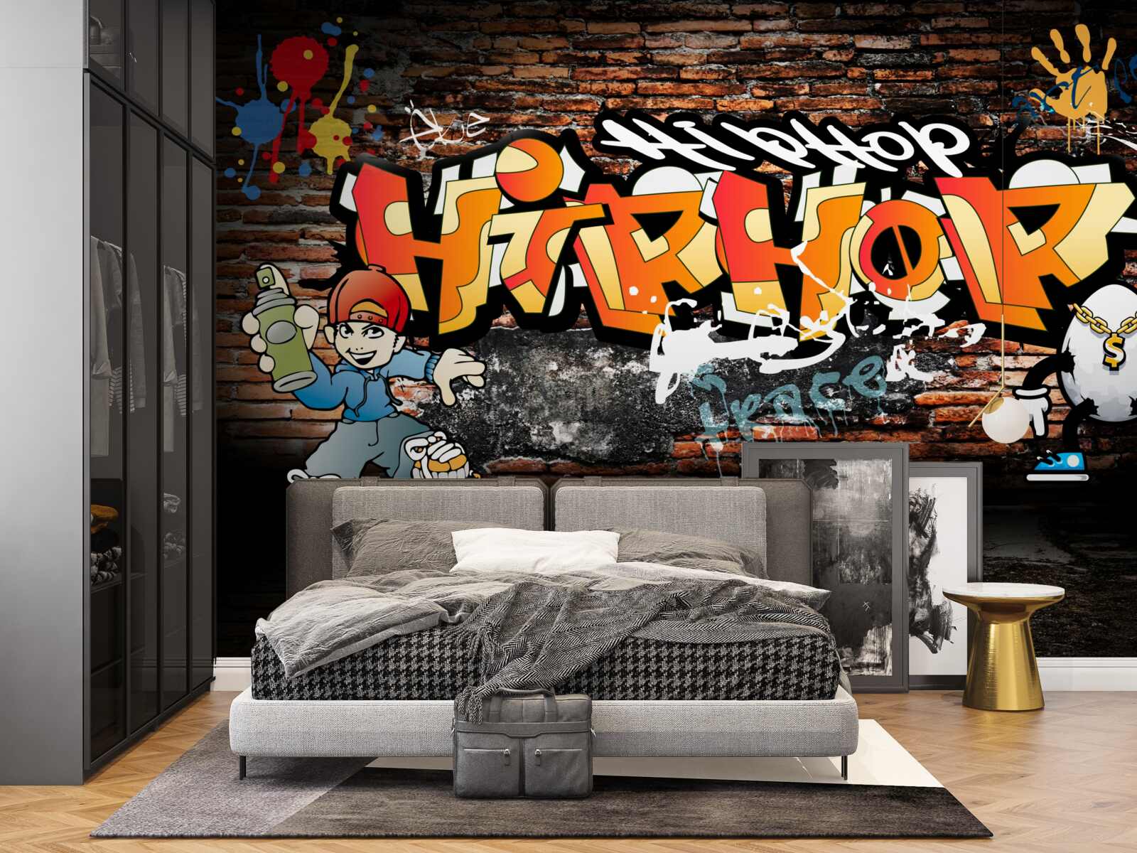 Fototapeta hiphopowe graffiti