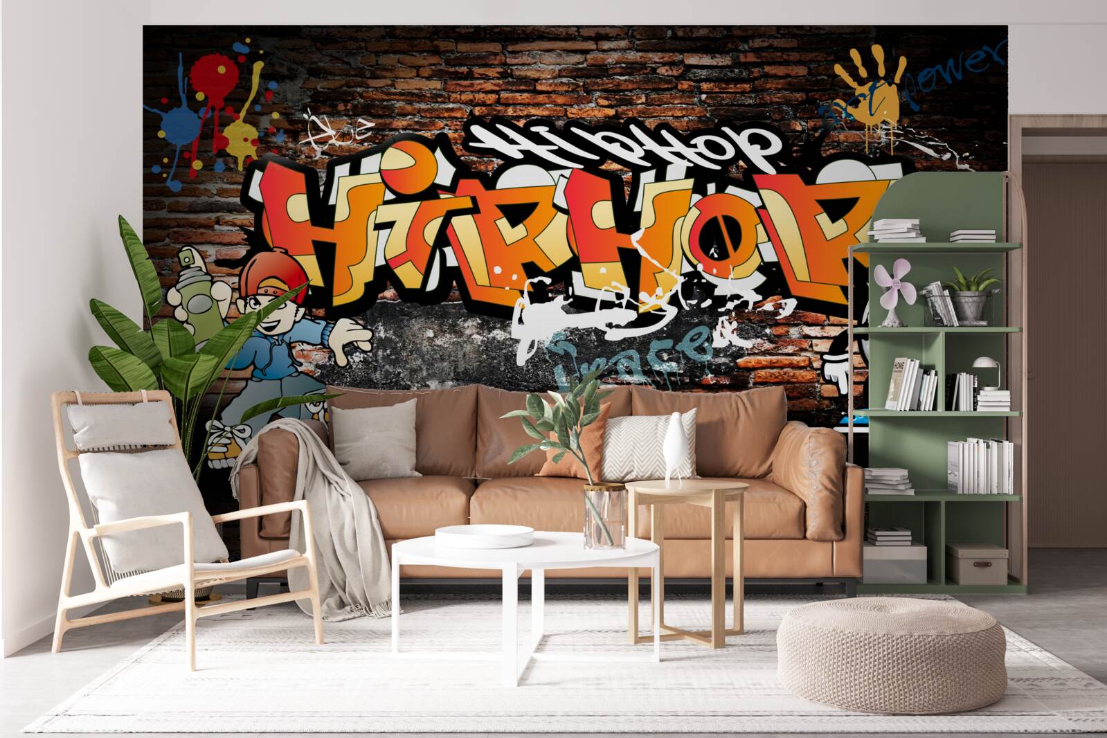 Fototapeta hiphopowe graffiti