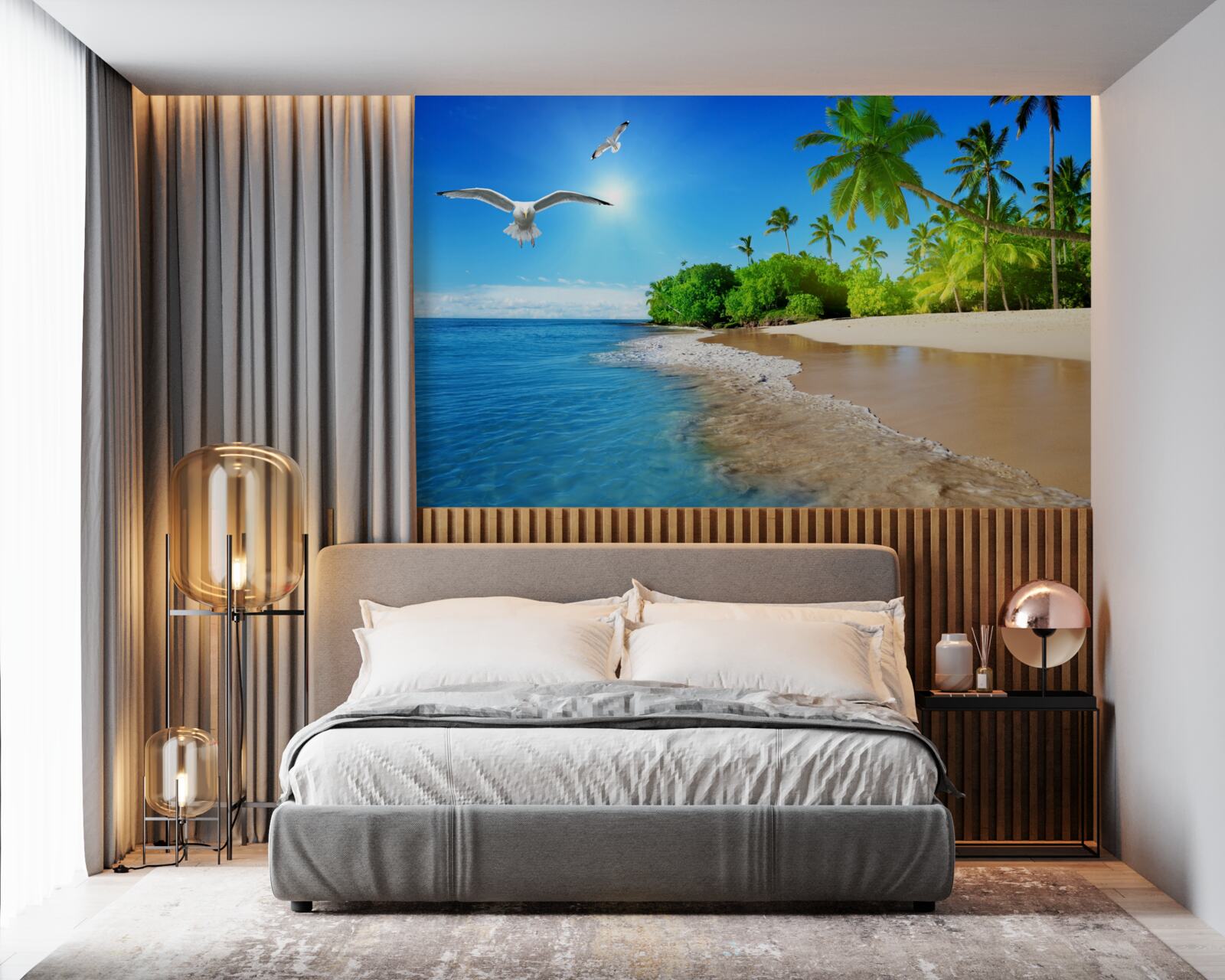 Fototapeta idylliczne położenie nad oceanem