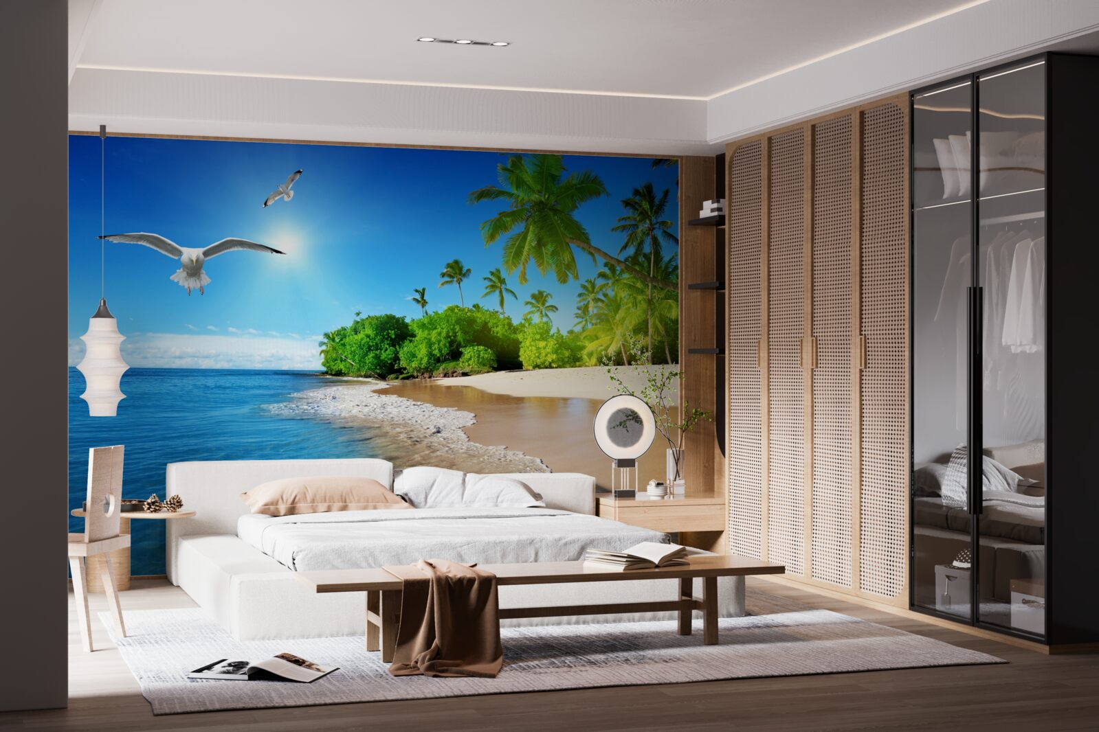 Fototapeta idylliczne położenie nad oceanem