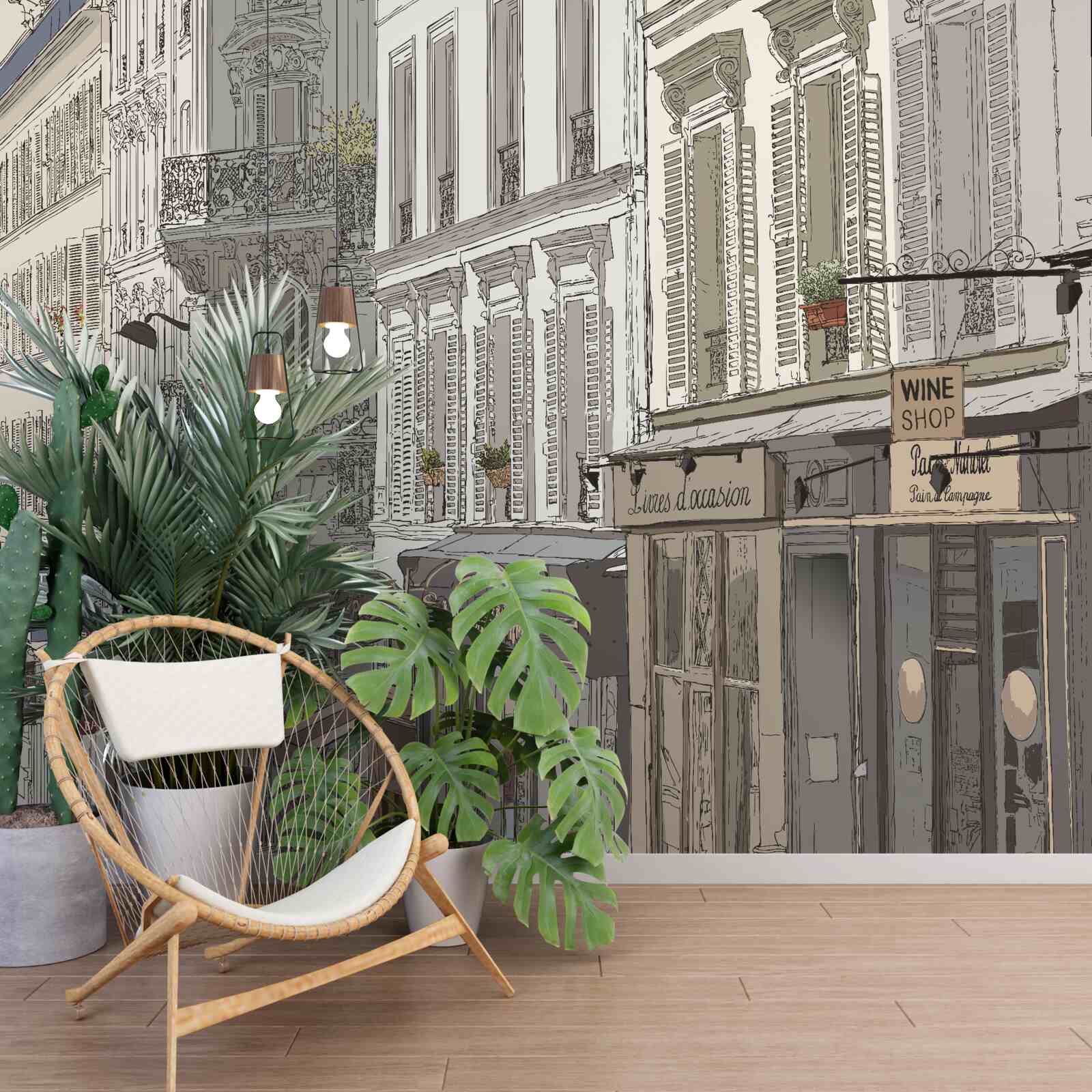 Fototapeta obraz ulicy montmartre