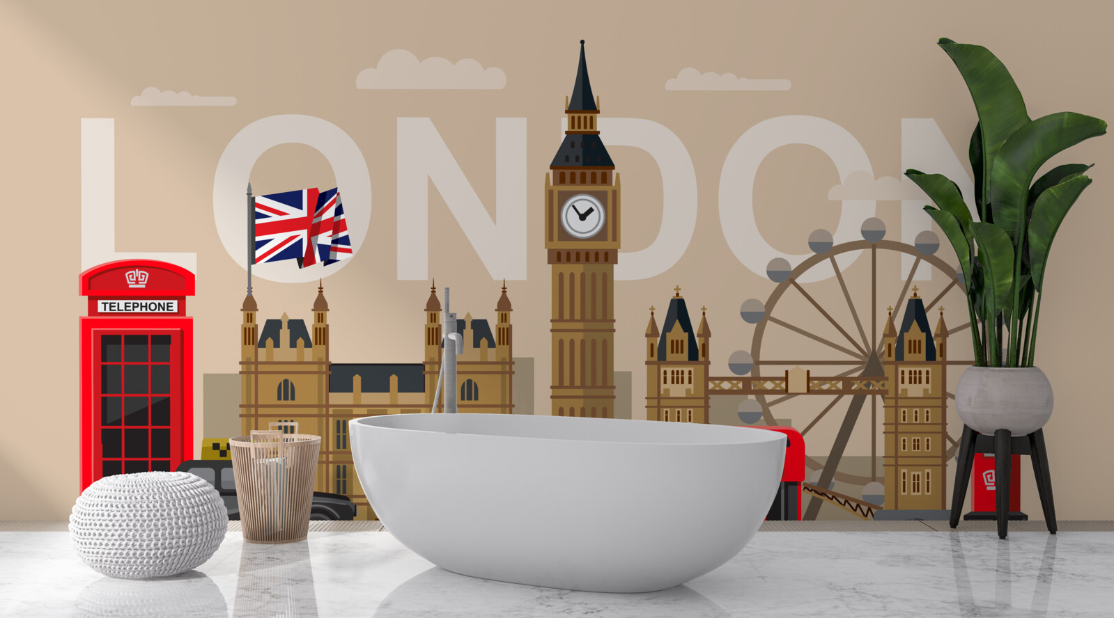 Fototapeta główne insygnia londynu, wielka brytania