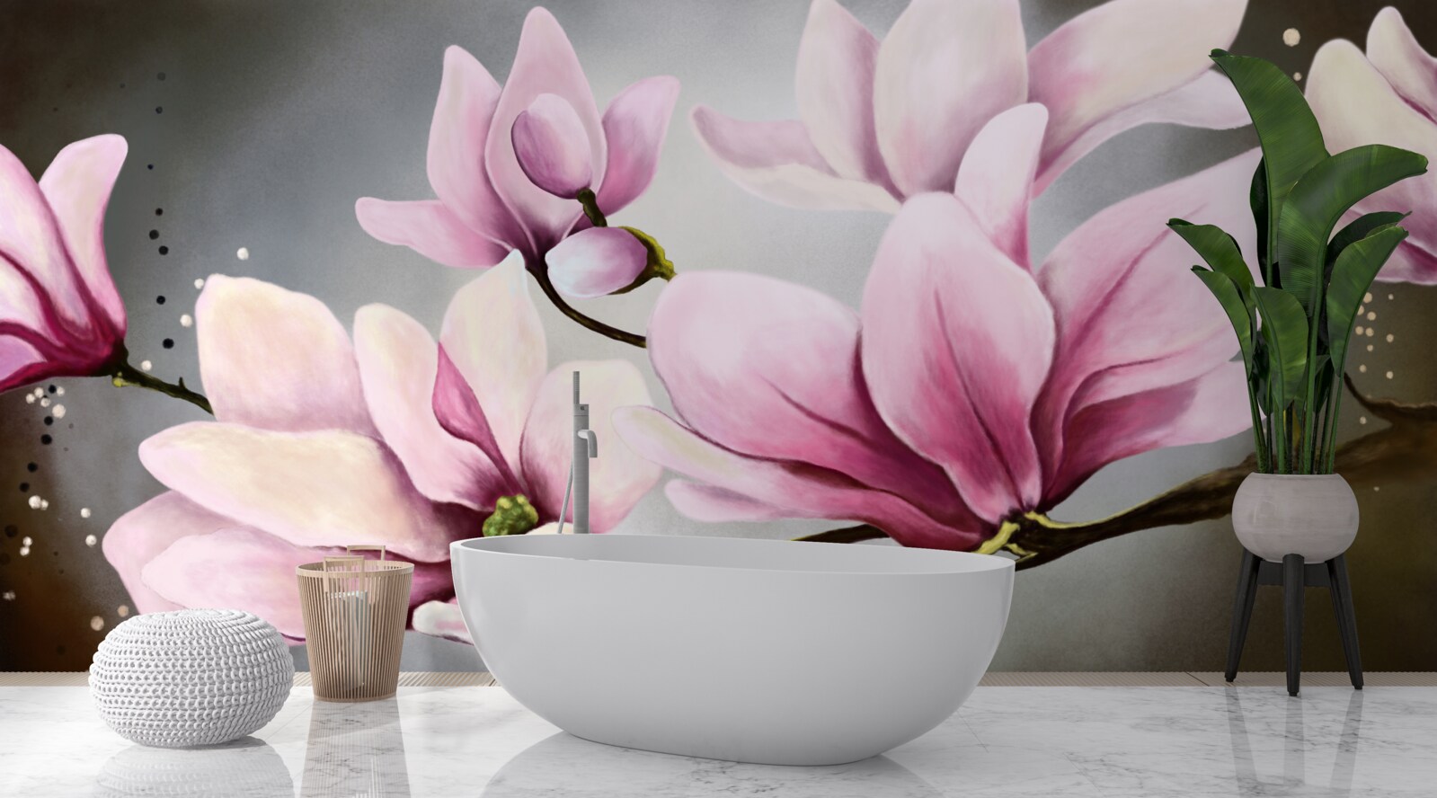 Fototapeta magnolie o subtelnym aromacie