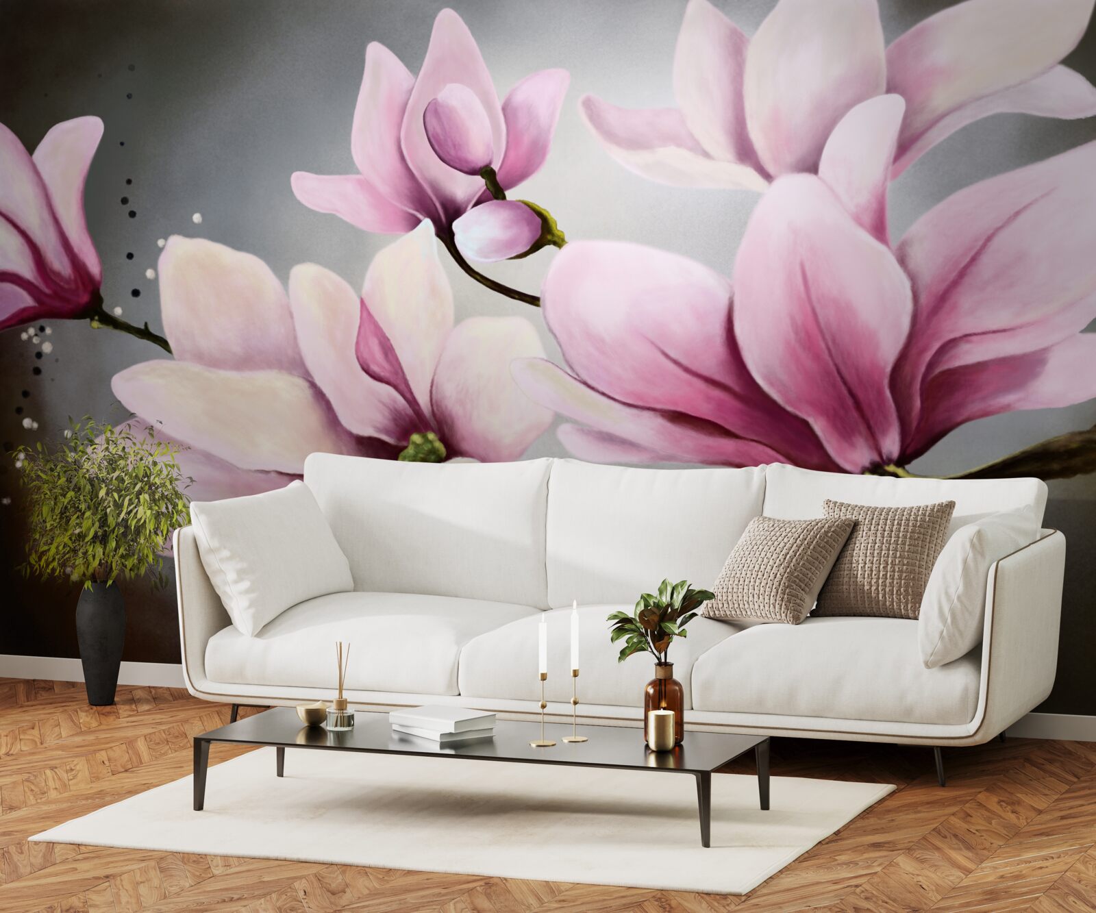 Fototapeta magnolie o subtelnym aromacie