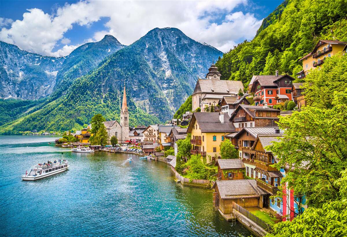 Fototapeta niesamowite hallstatt w austrii