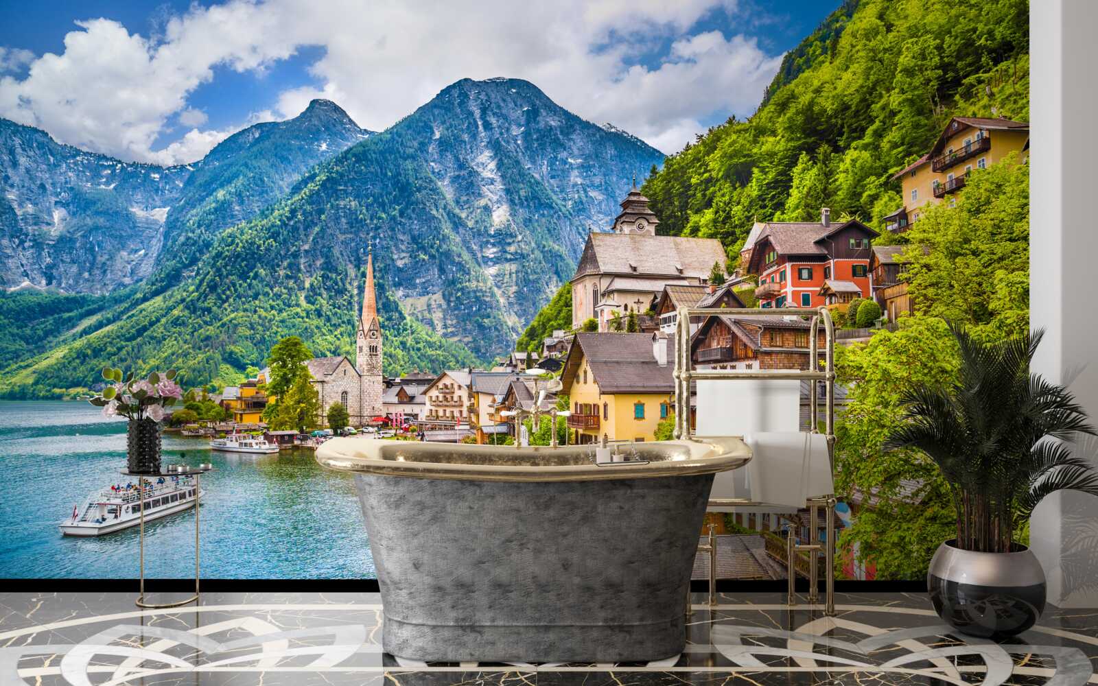 Fototapeta niesamowite hallstatt w austrii