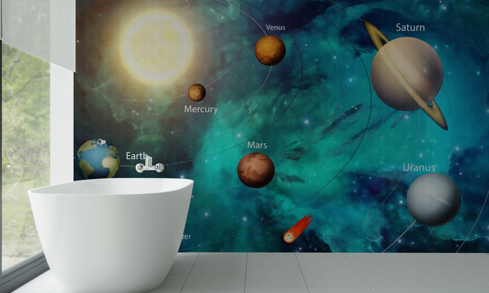 Fototapeta nazwany pokaz planet