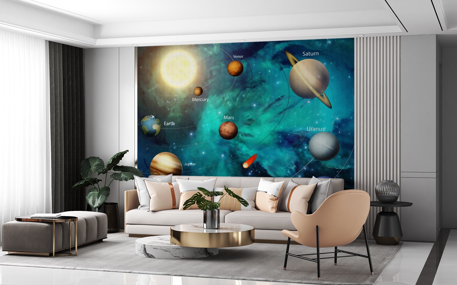 Fototapeta nazwany pokaz planet
