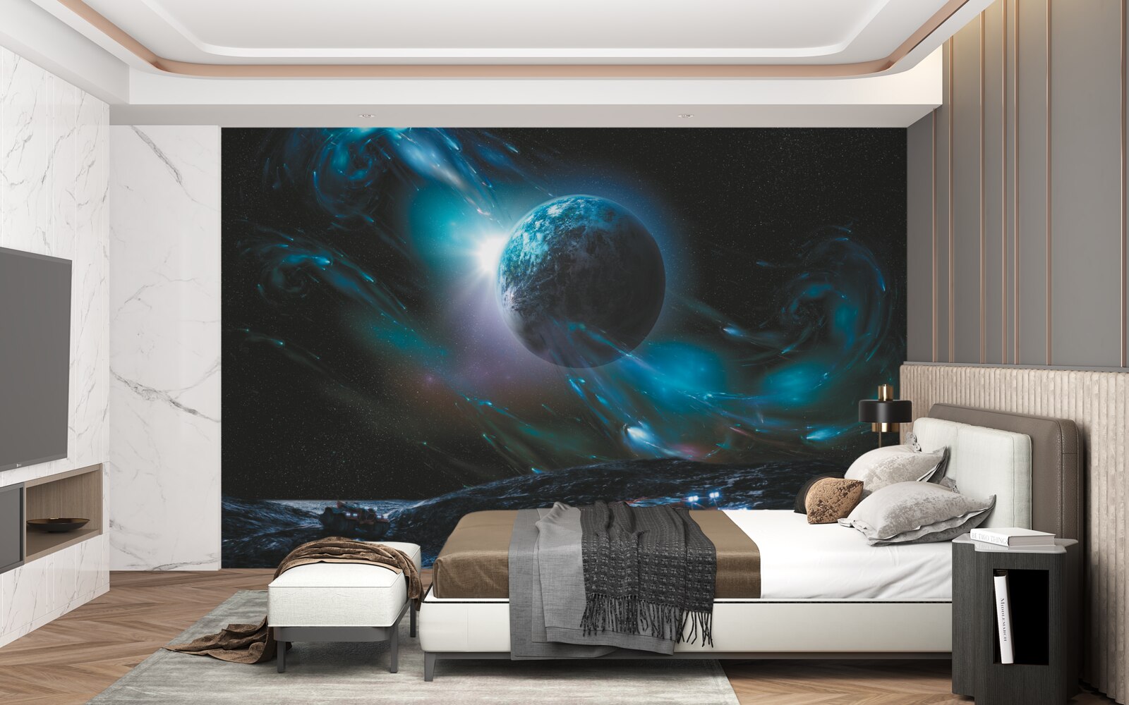 Fototapeta fantastyczny wszechświat kosmiczny