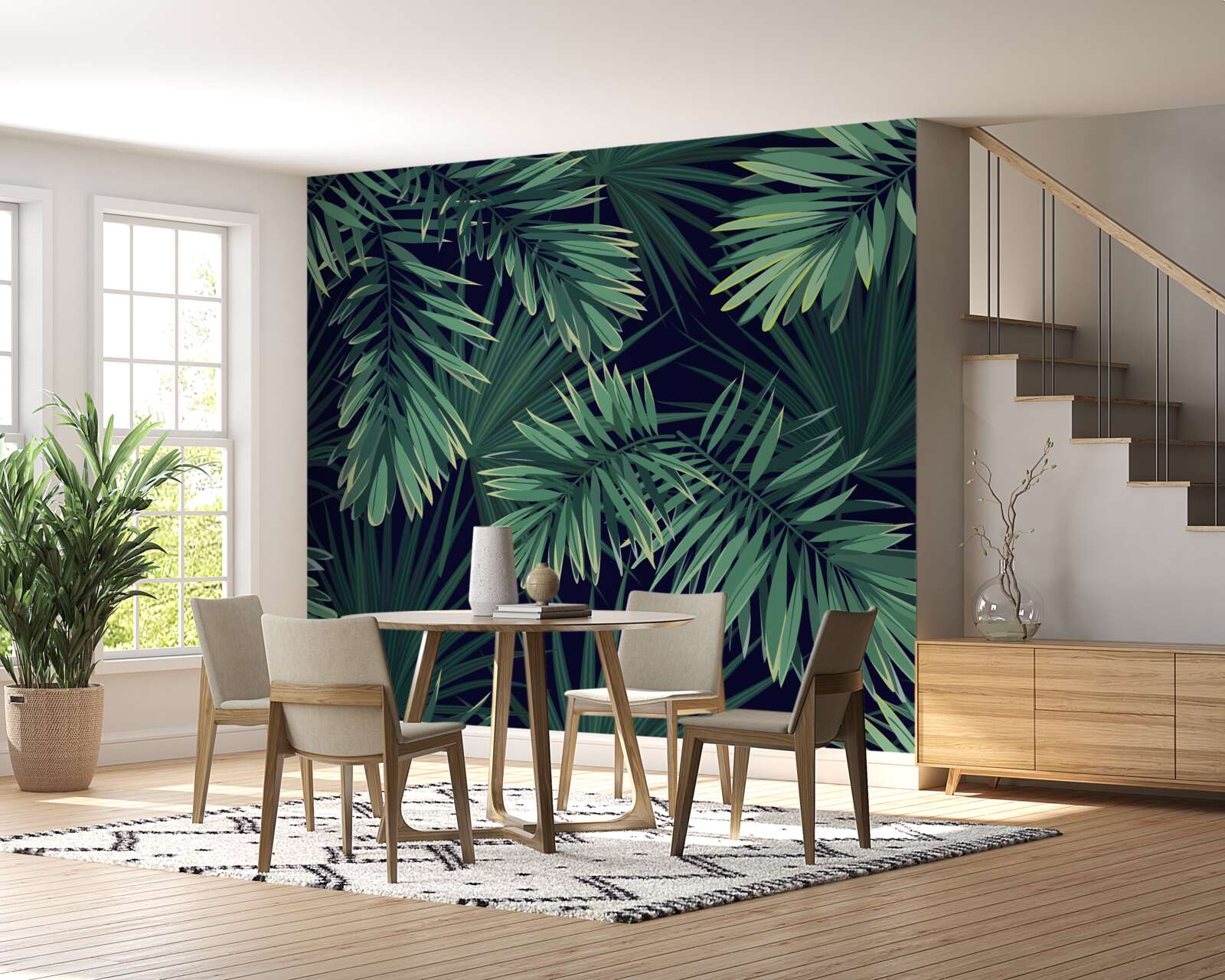 Fototapeta gałęzie palmowe