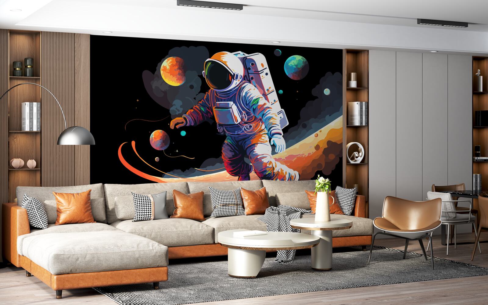 Fototapeta astronauta we wszechświecie