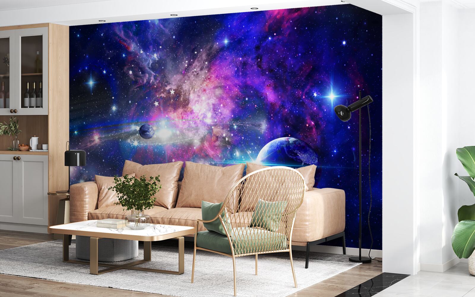 Fototapeta planety i galaktyki