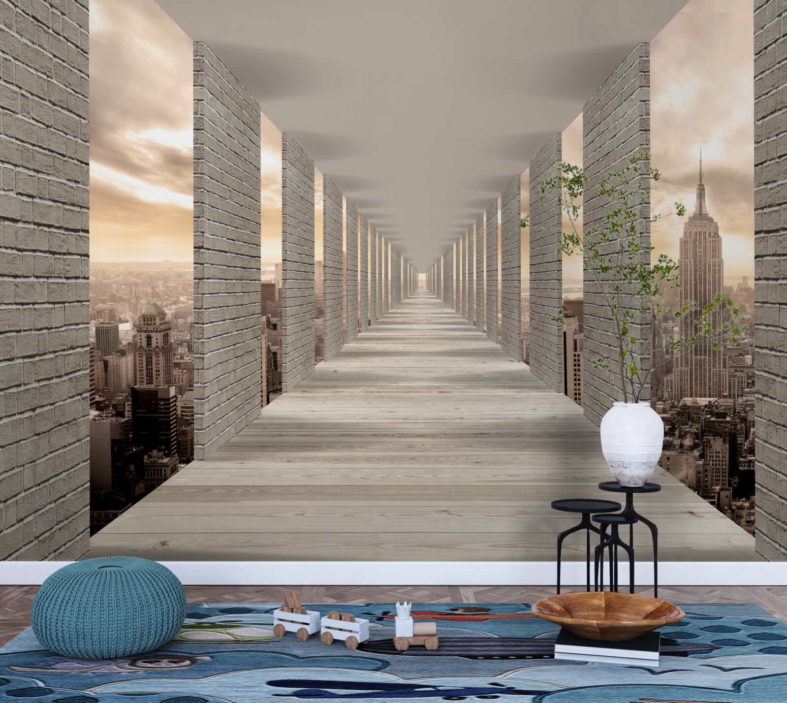 Fototapeta tunel w nowym jorku