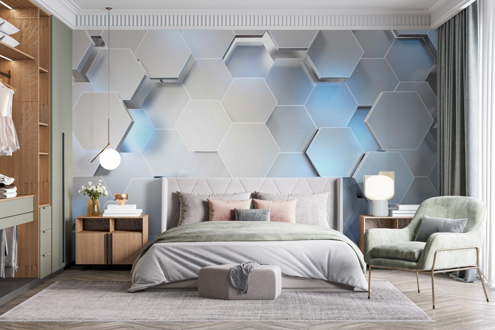 Fototapety Geometryczny 3D