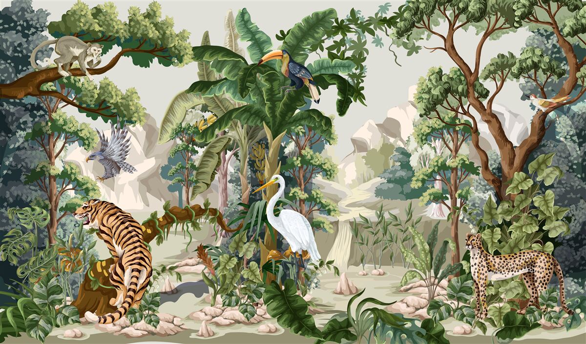 Fototapeta flora i fauna