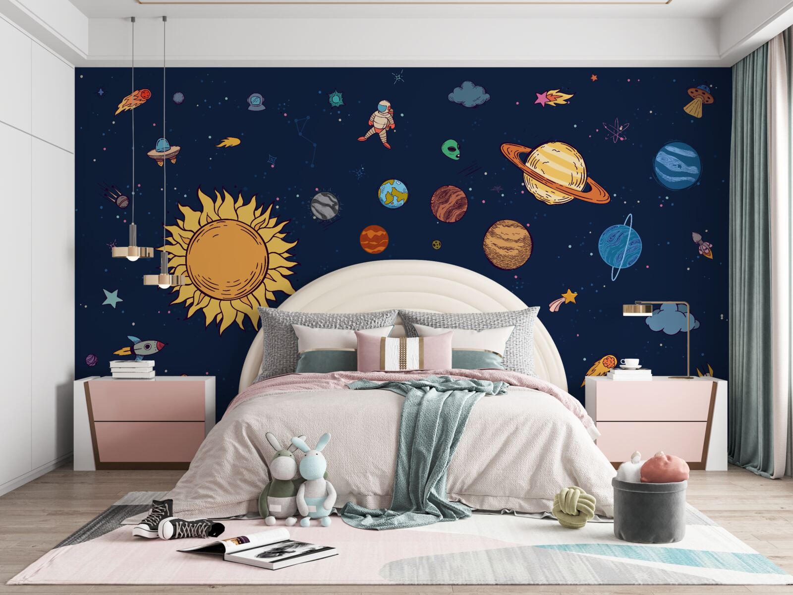 Fototapeta system eksploracji kosmosu