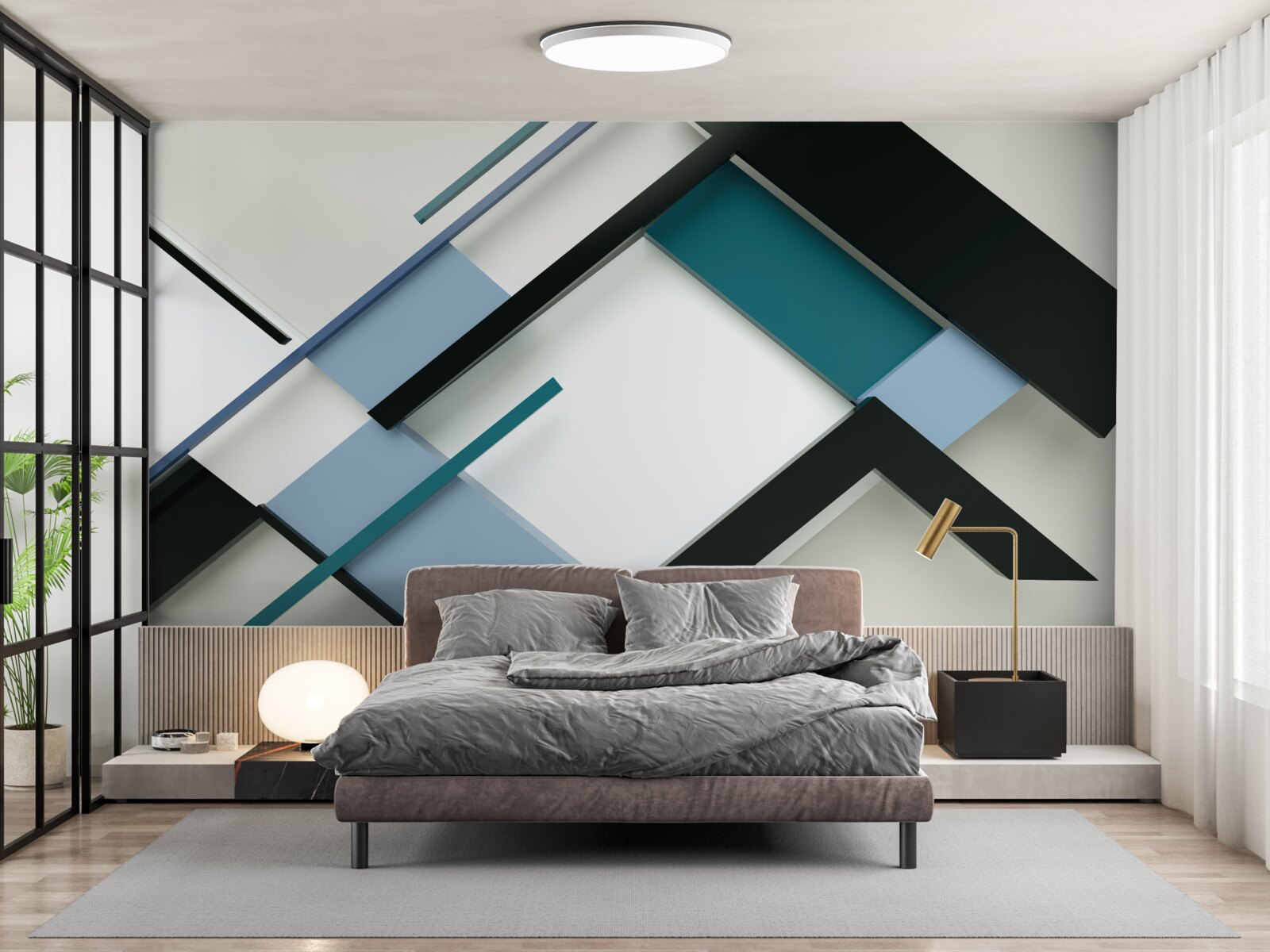 Fototapeta kształty geometryczne w abstrakcji