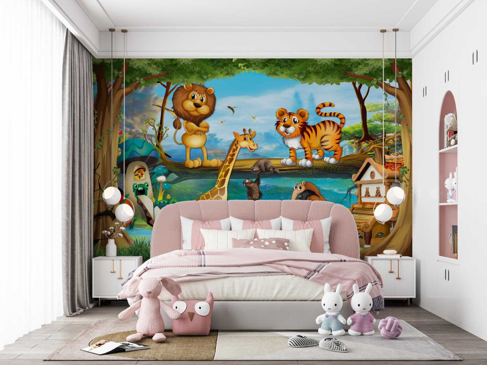 Fototapeta magiczne stworzenia w lesie
