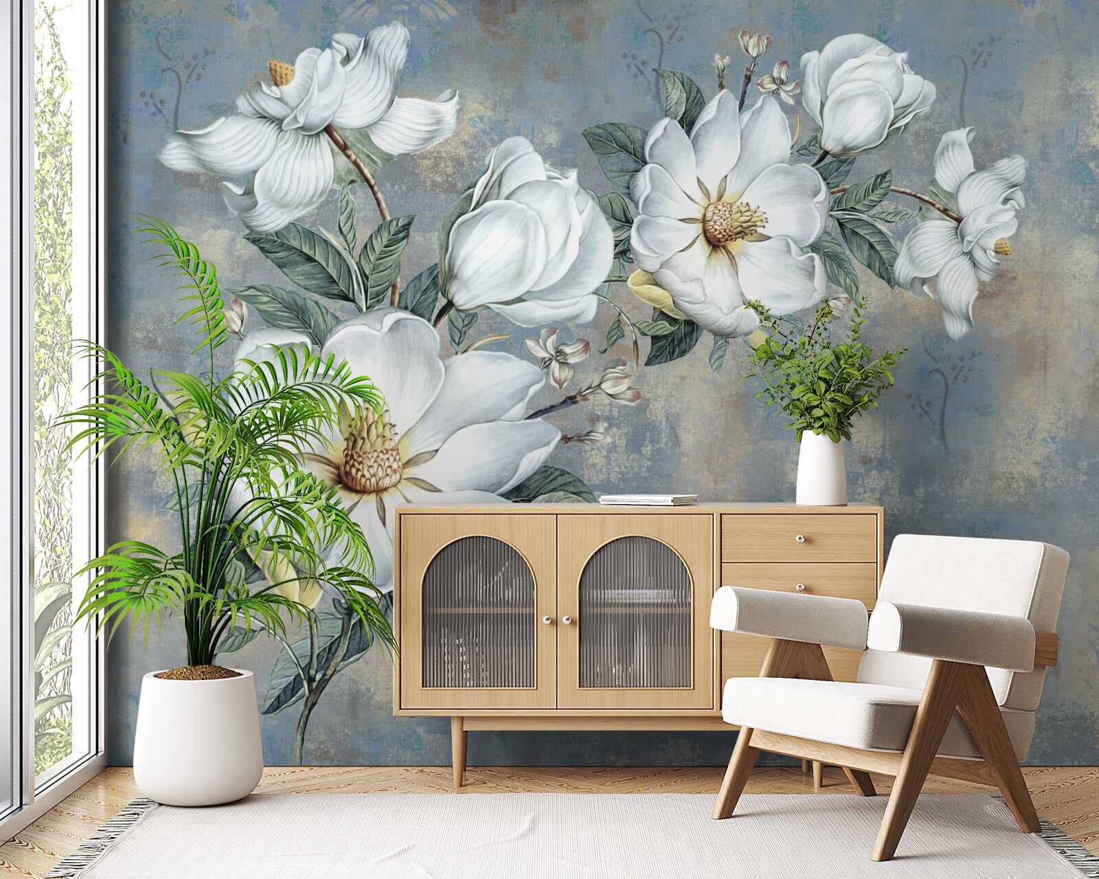 Fototapeta kwitnąca magnolia