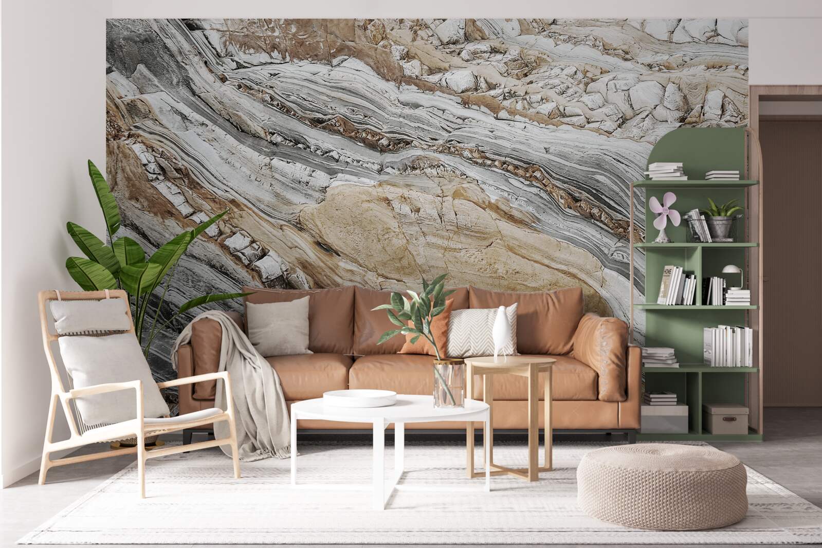Fototapeta 3d rockowe graffiti na ścianach