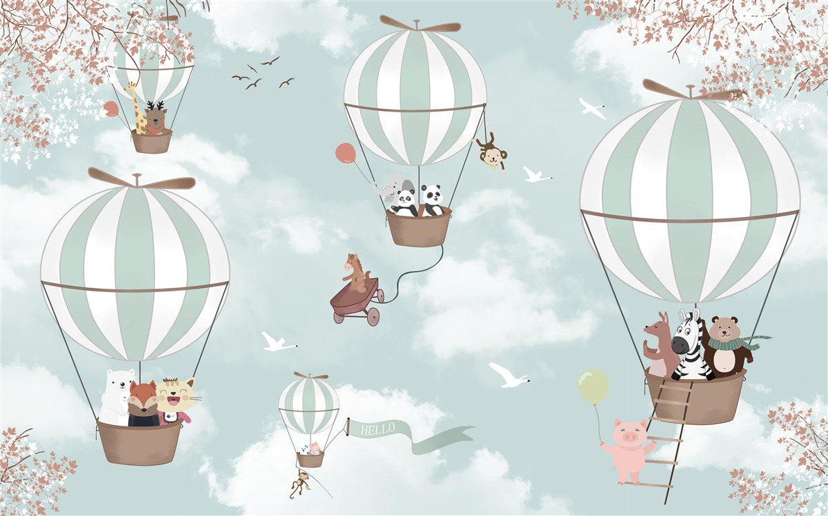 Fototapeta produkt, ilustracja i balon