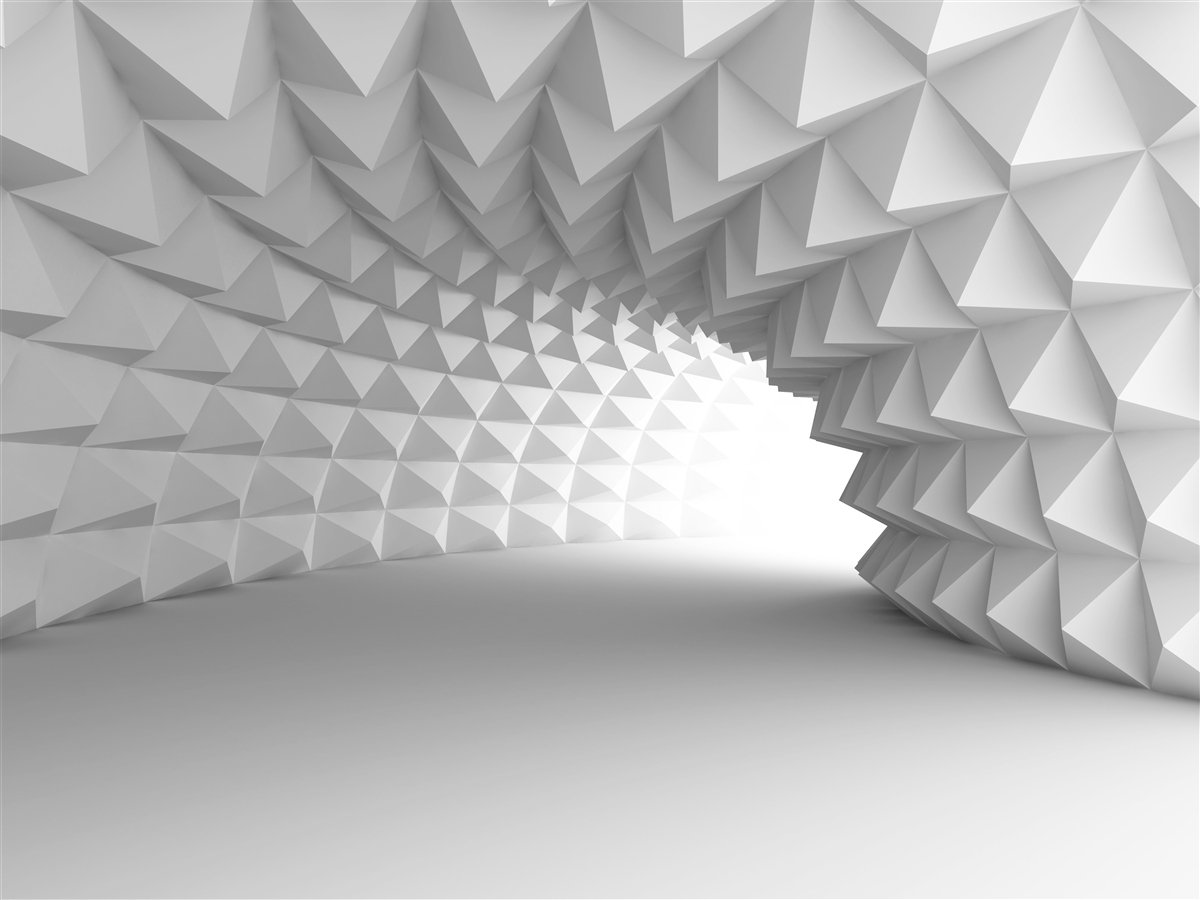 Fototapeta tunel 3d
