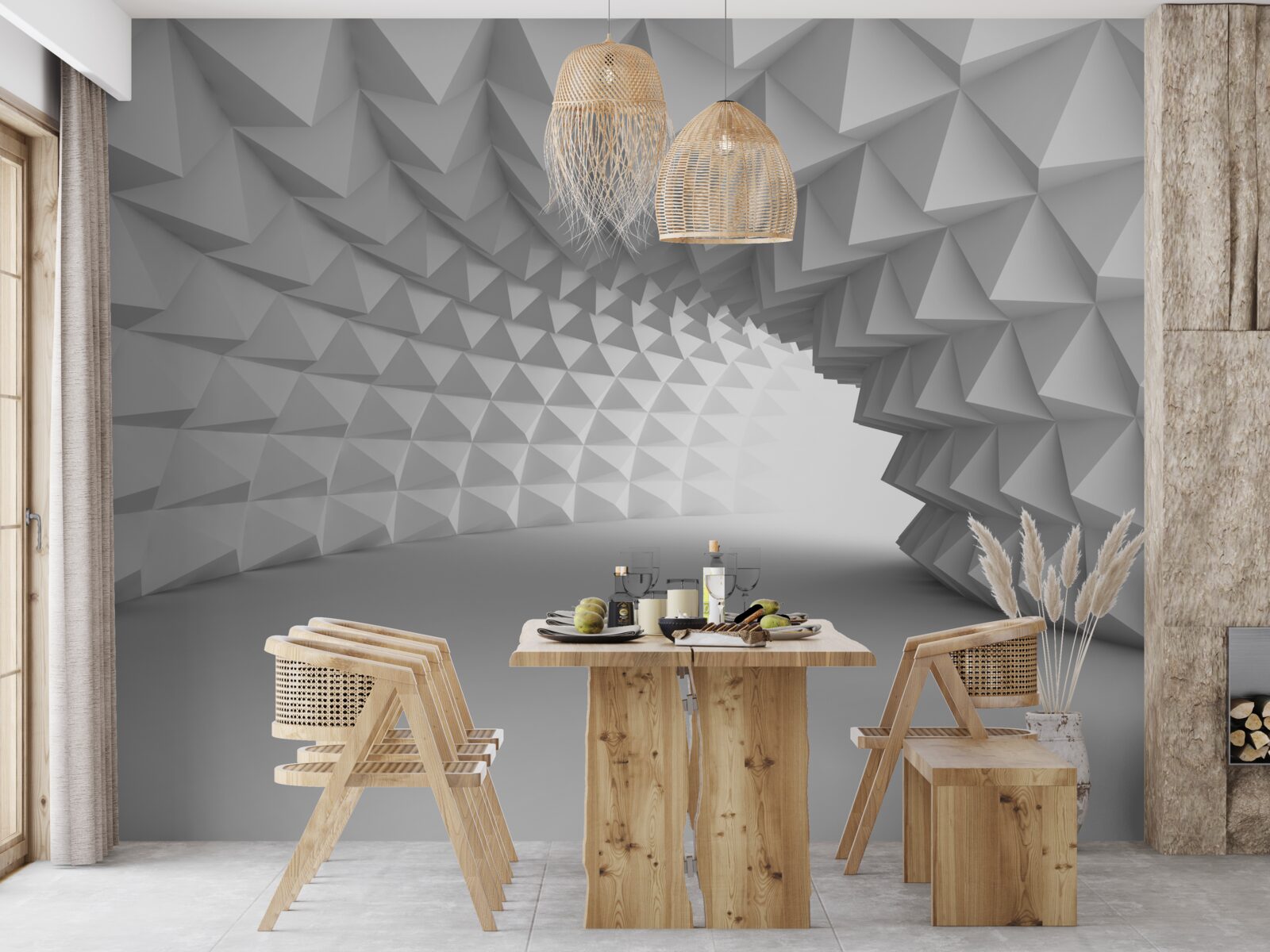 Fototapeta tunel 3d