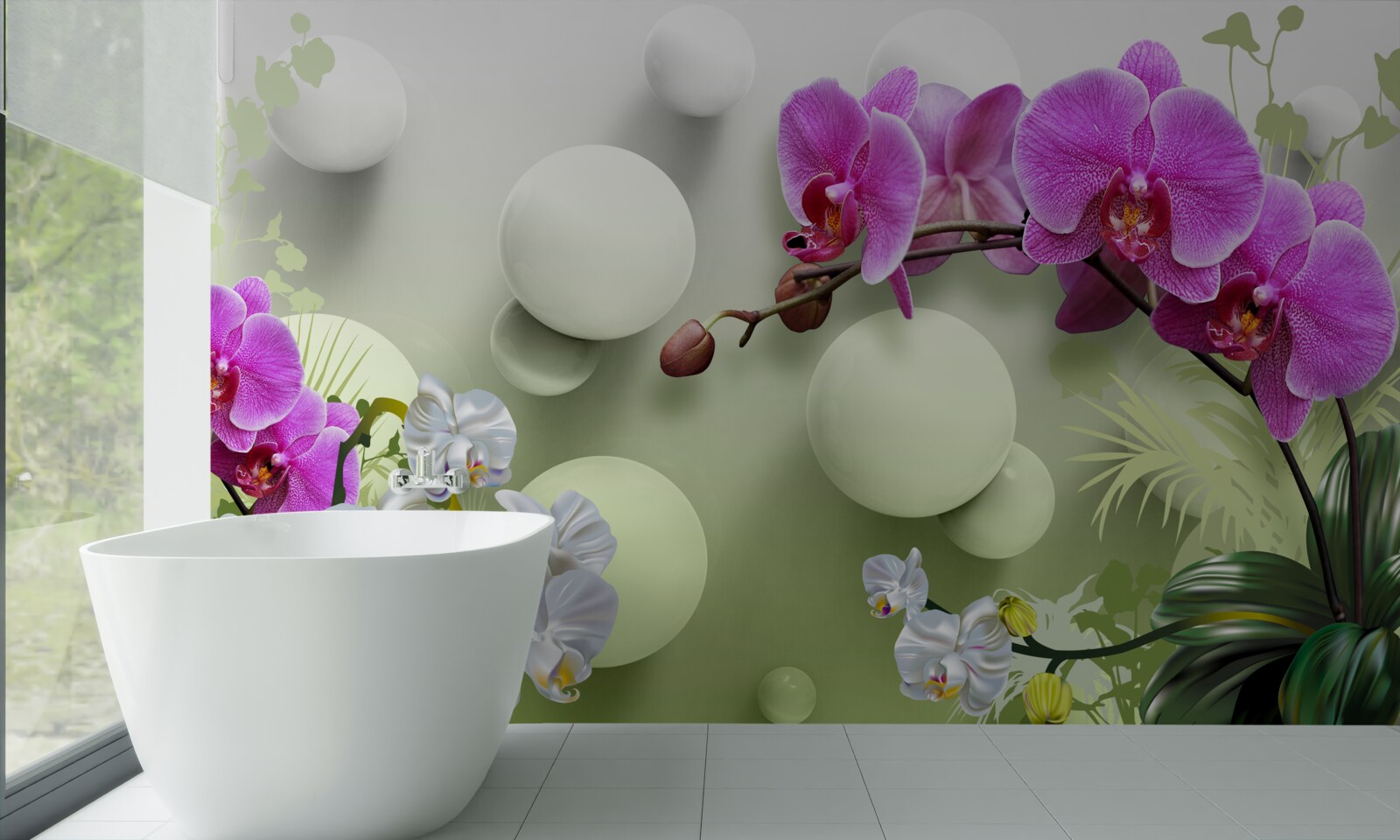 Fototapeta liliowa orchidea