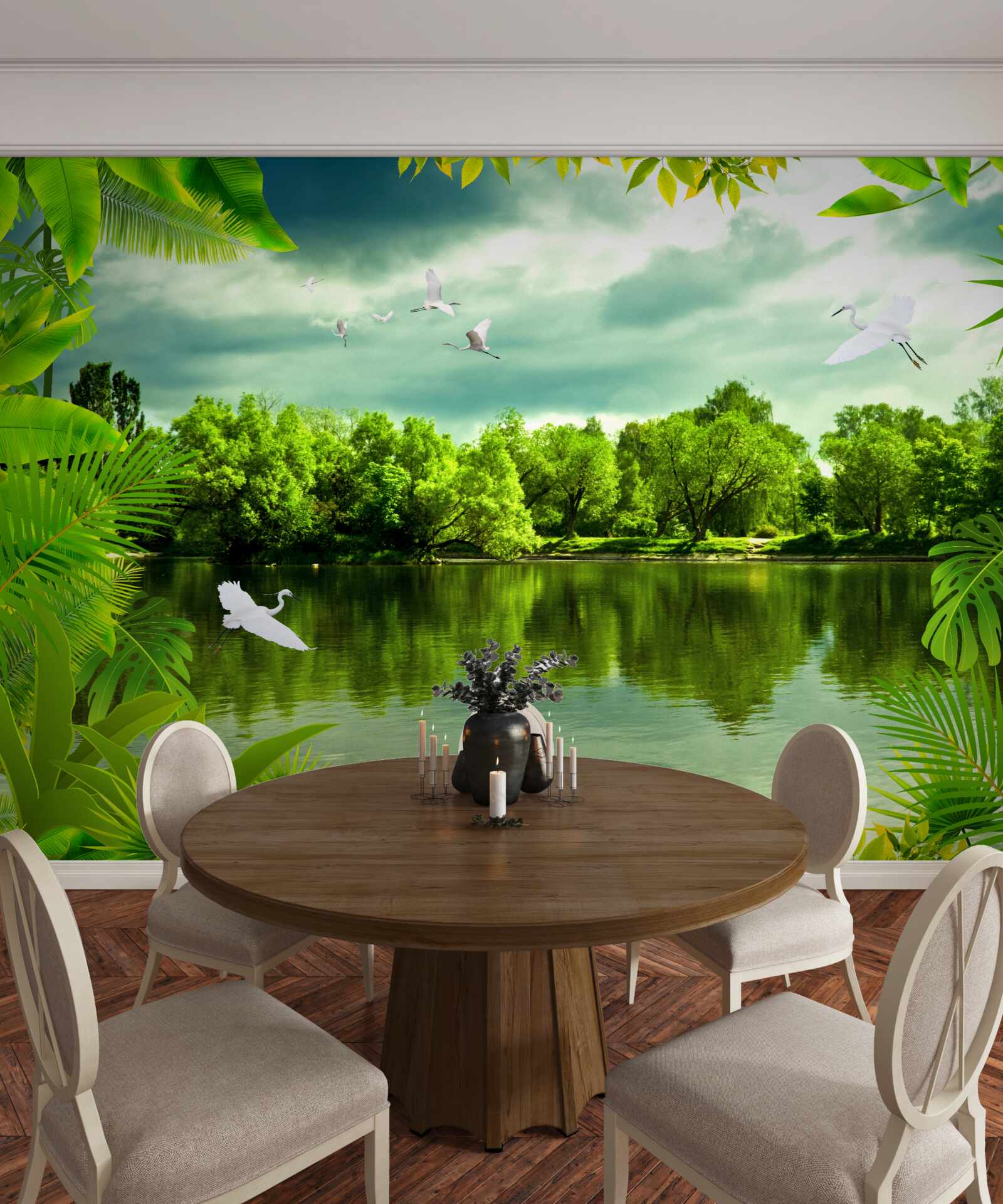 Fototapeta panorama lustra wodnego