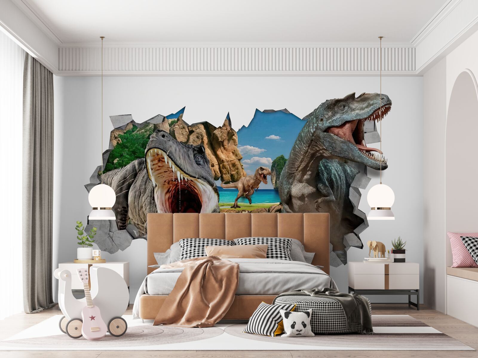 Fototapeta figurka, dinozaur i gry