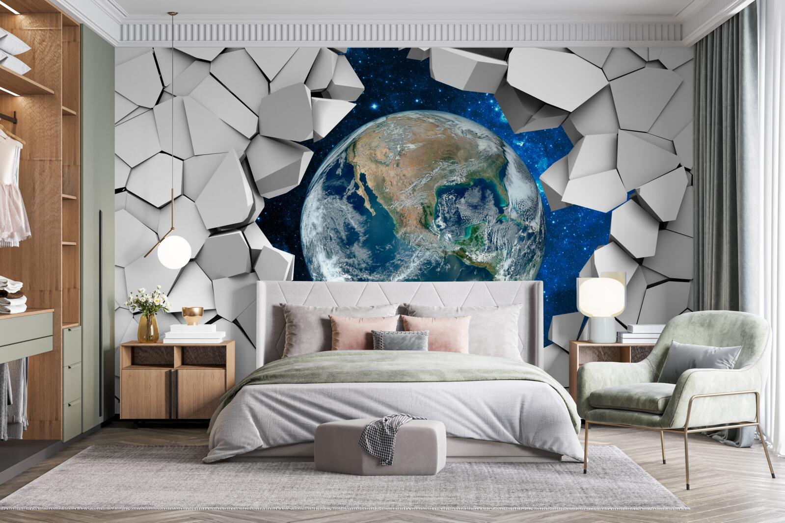 Fototapeta ziemia jest trzecią planetą