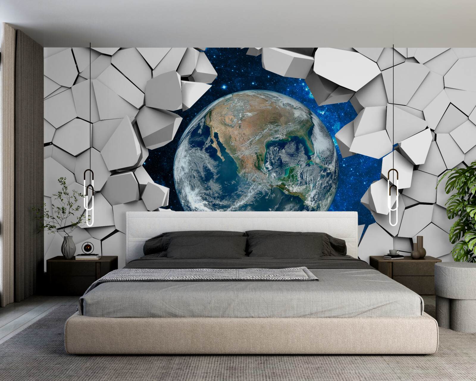 Fototapeta ziemia jest trzecią planetą