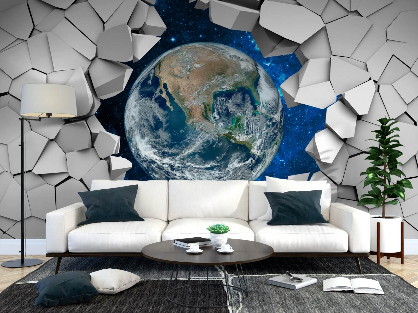 Fototapeta ziemia jest trzecią planetą