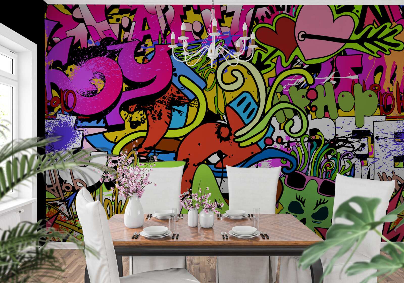 Fototapeta graffiti na ulicach