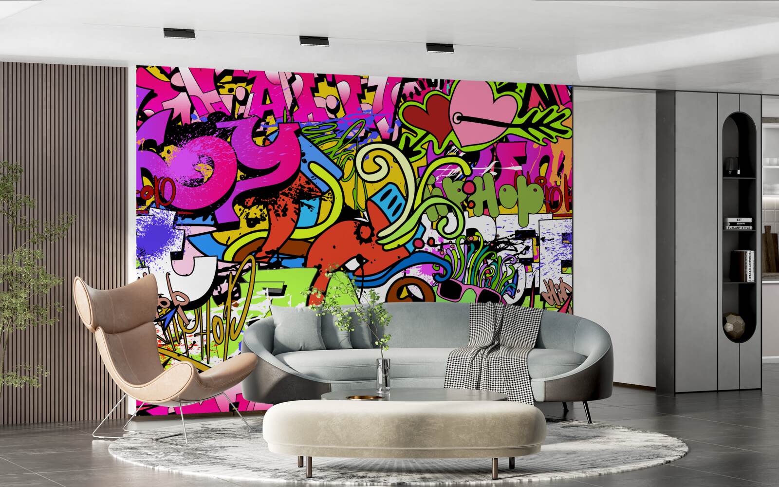 Fototapeta graffiti na ulicach