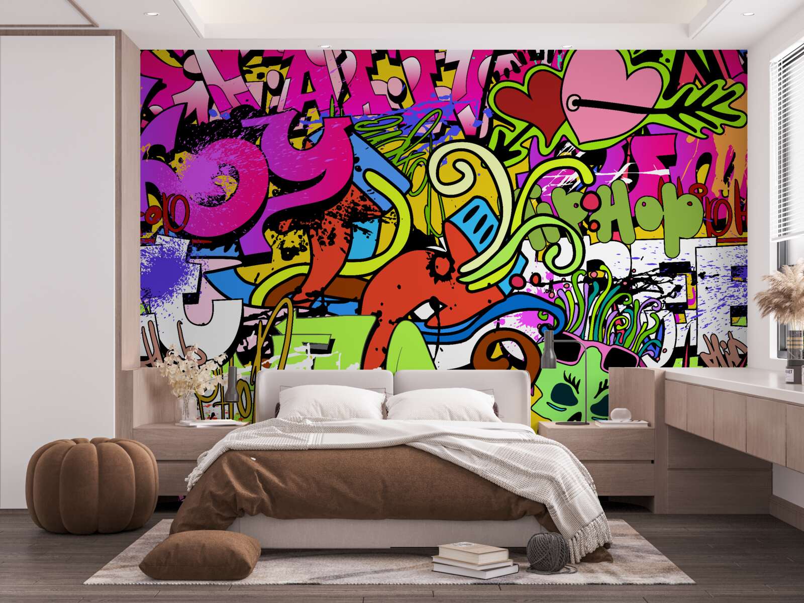 Fototapeta graffiti na ulicach