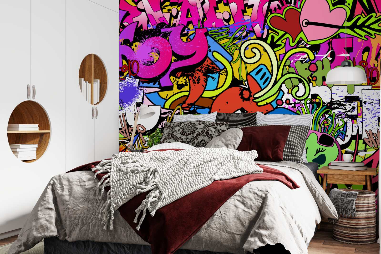 Fototapeta graffiti na ulicach