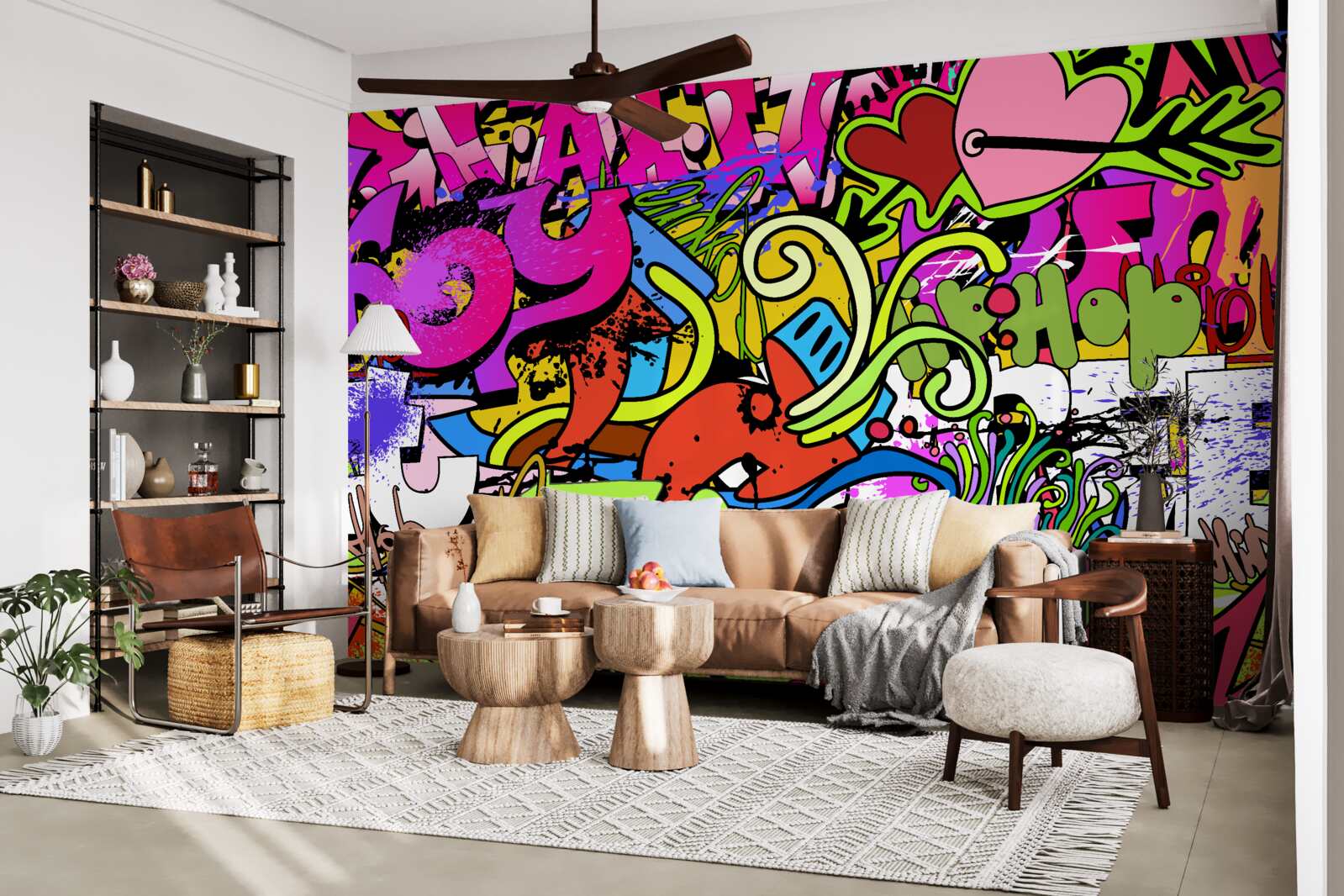 Fototapeta graffiti na ulicach