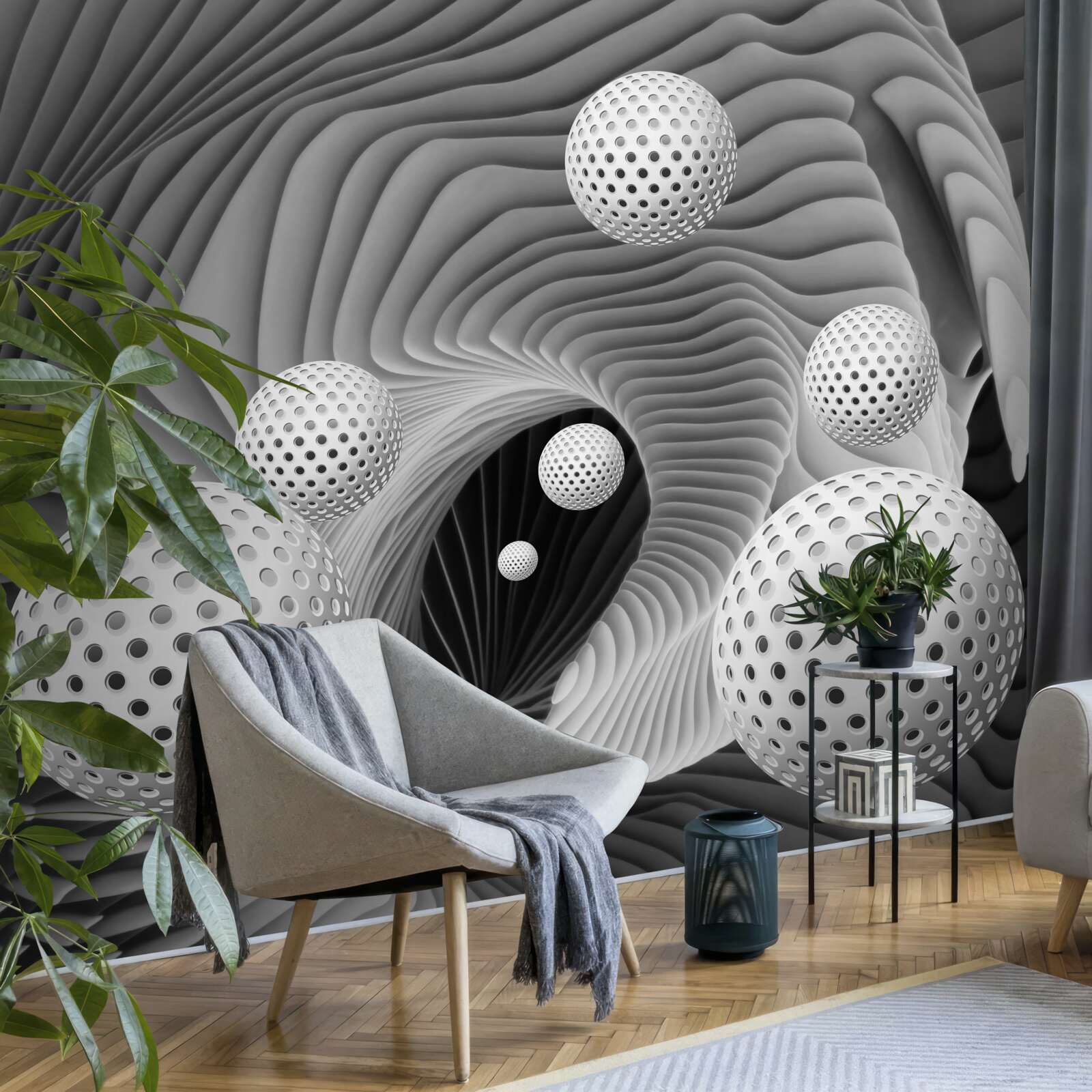 Fototapeta kulki 3d latające w dal