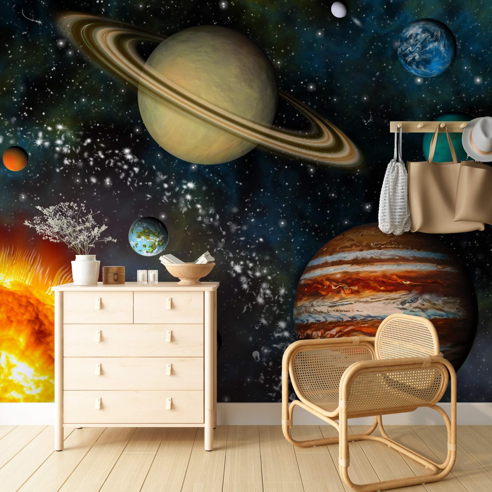 Fototapeta planety krążące wokół słońca