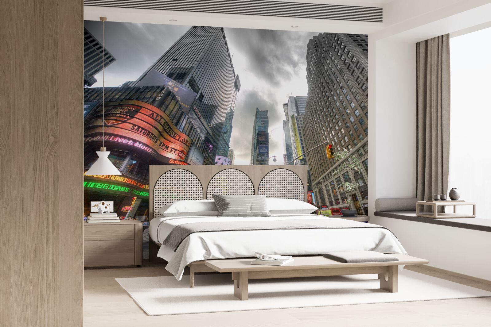 Fototapeta miasto w przededniu burzy