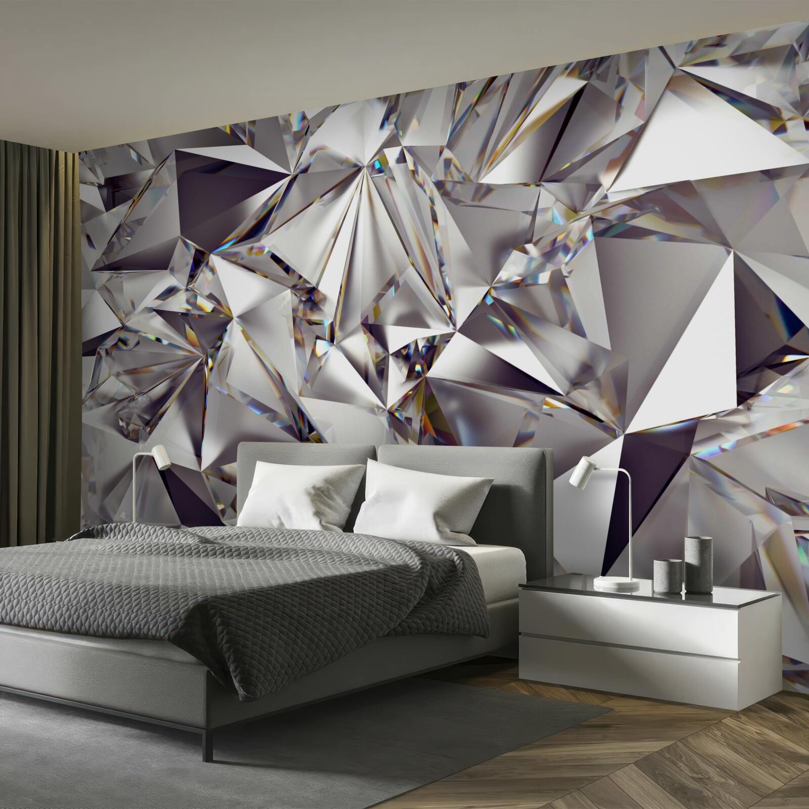 Fototapeta abstrakcja wykorzystująca kształty geometryczne