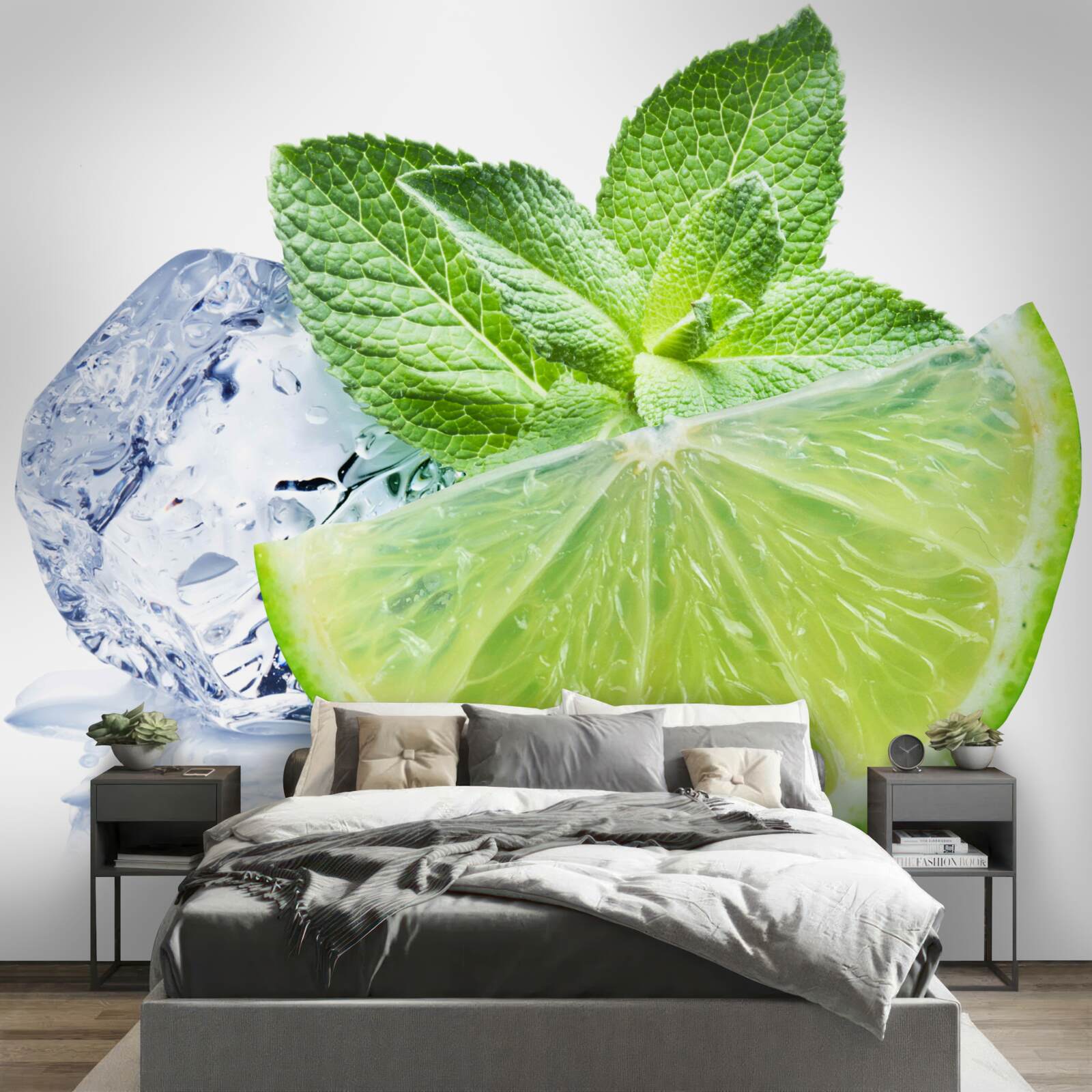 Fototapeta koktajl z limonki i mięty