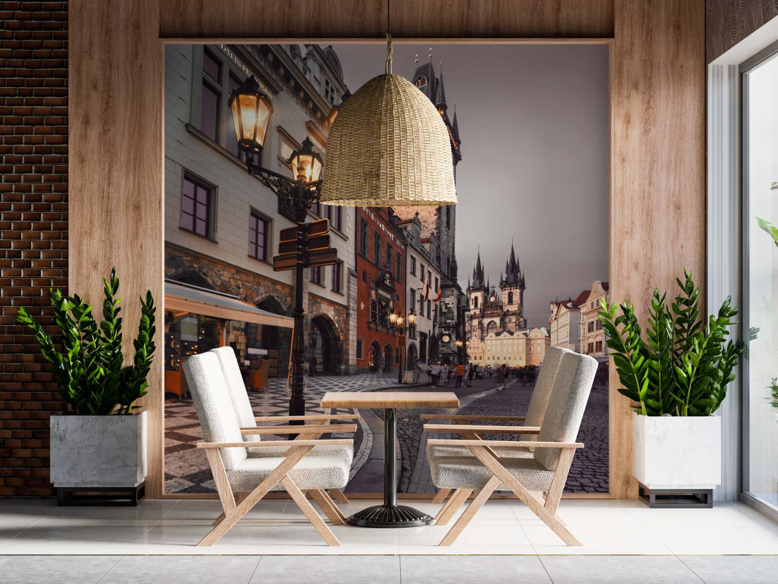 Fototapeta rynek krakowski wieczorem