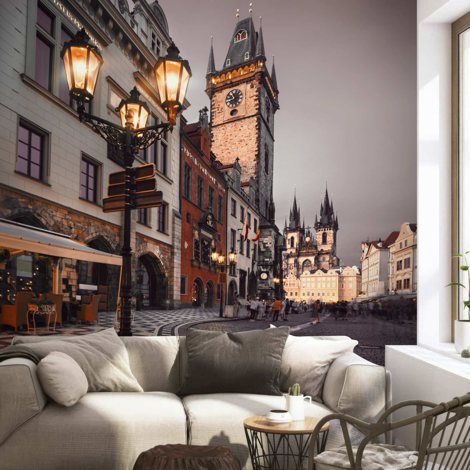 Fototapeta rynek krakowski wieczorem