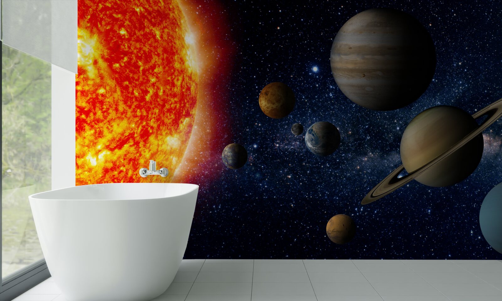 Fototapeta planety krążące wokół słońca