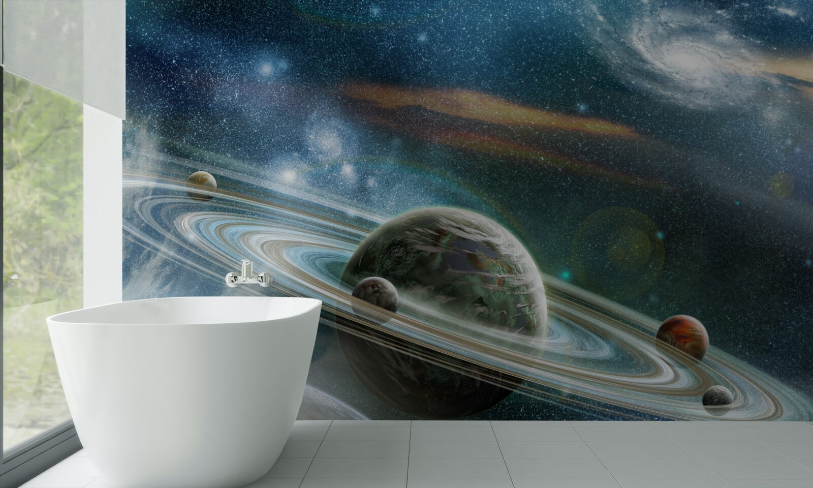 Fototapeta planety i galaktyki we wszechświecie