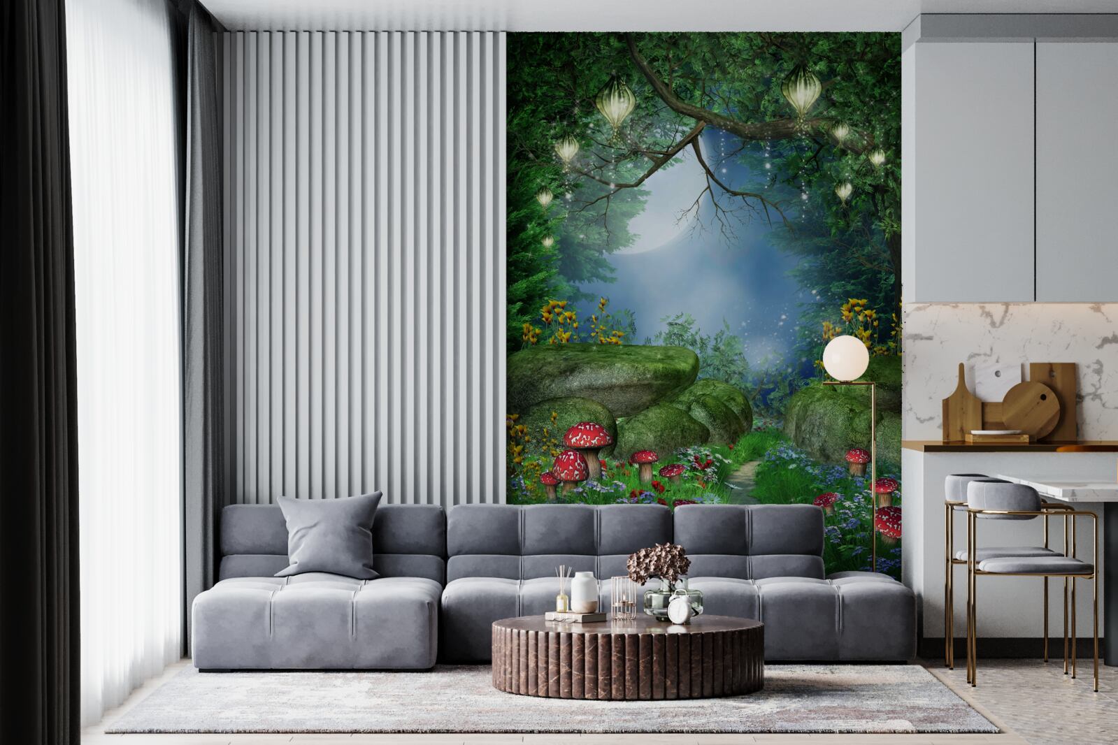 Fototapeta magiczna nocna ścieżka