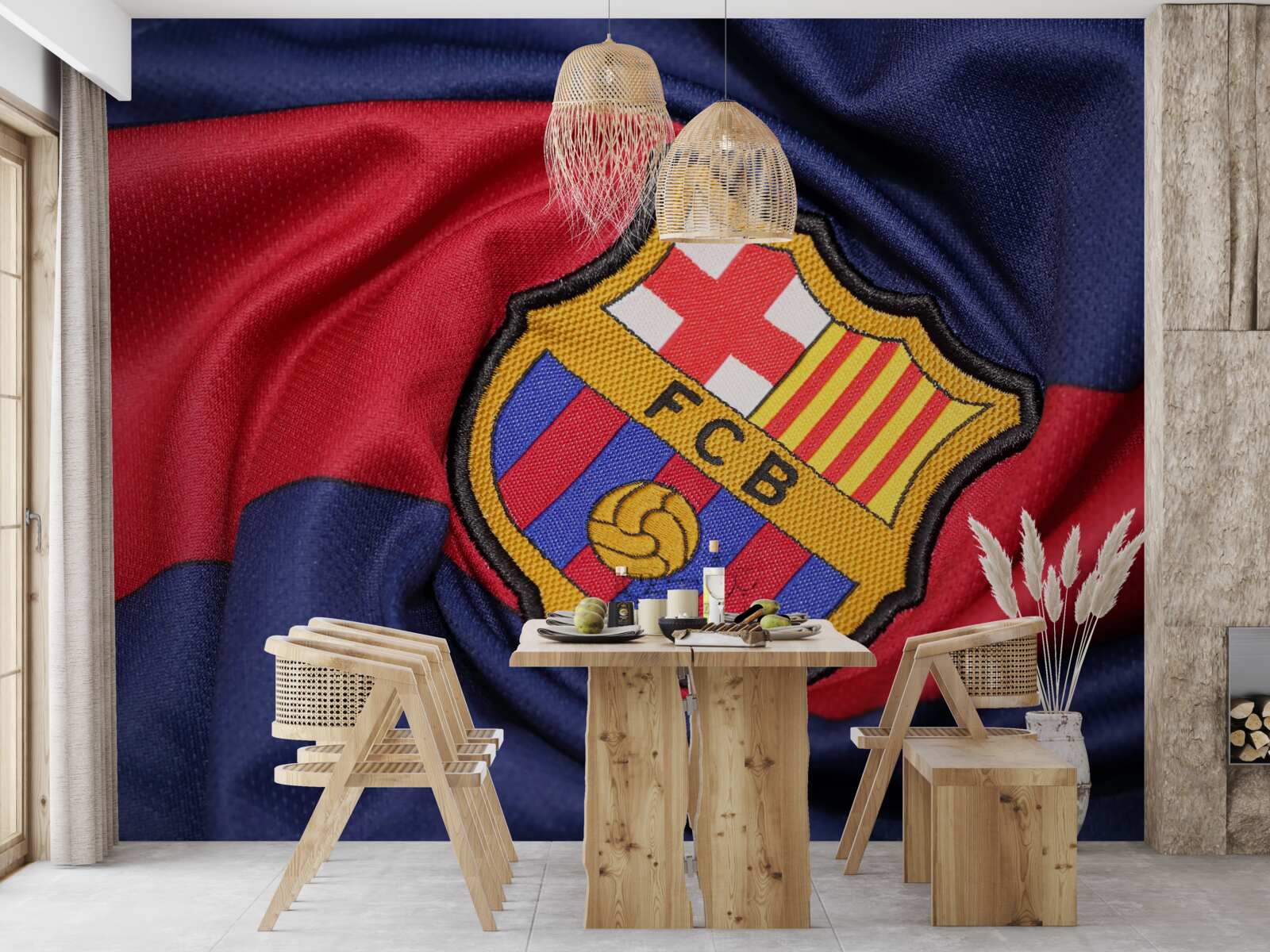 Fototapeta godło klubu piłkarskiego barcelony
